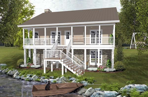 House Plan 93497 Rear Elevation