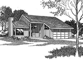 Plan 94011 - 1290 Square Feet
