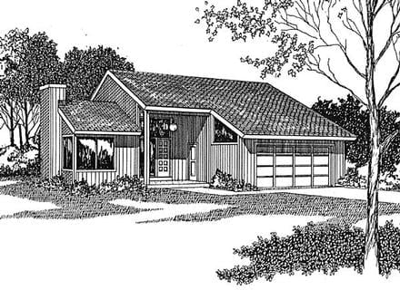 Plan 94011 - 1290 Square Feet