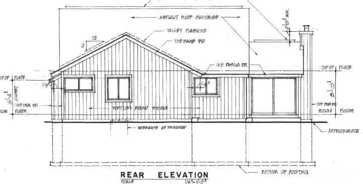 Rear Elevation