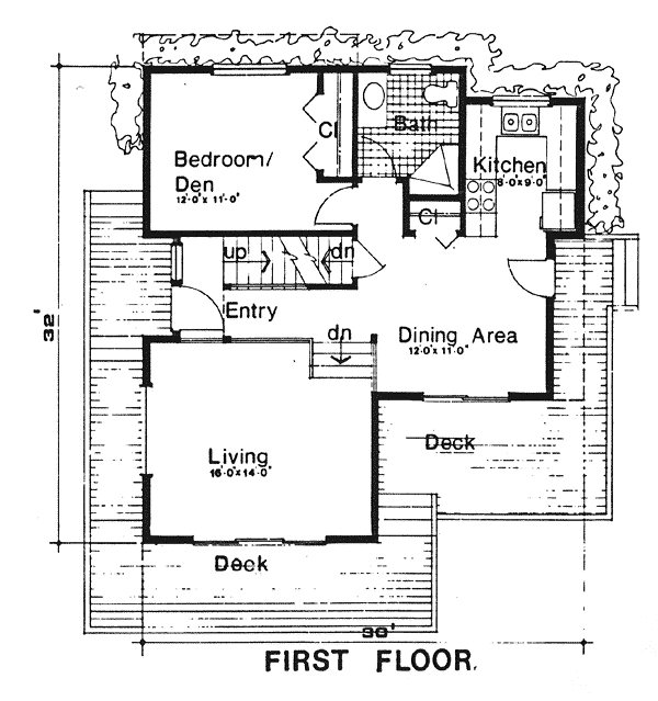 House Plan 94012 Level One