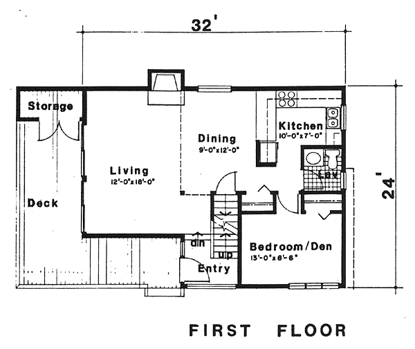 House Plan 94015 Level One