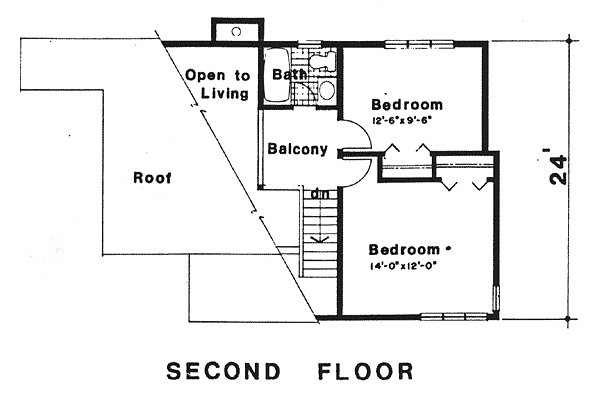 House Plan 94015 Level Two