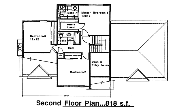 House Plan 94016 Level Two