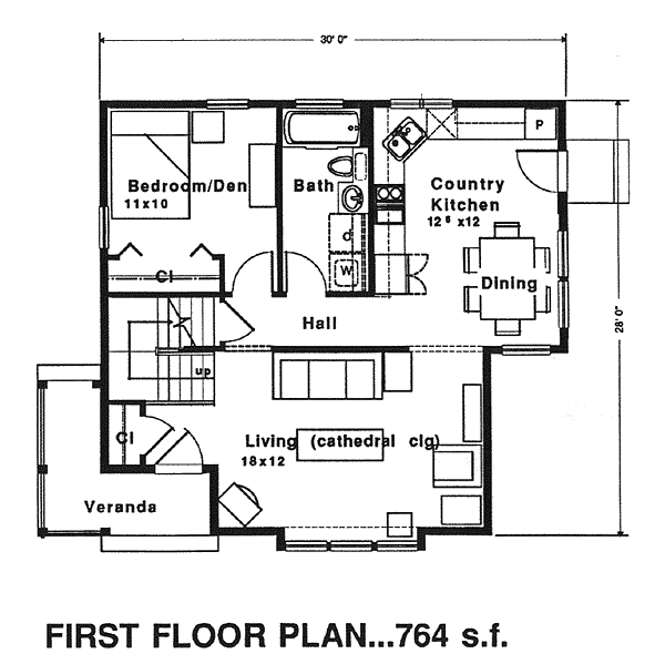House Plan 94019 Level One