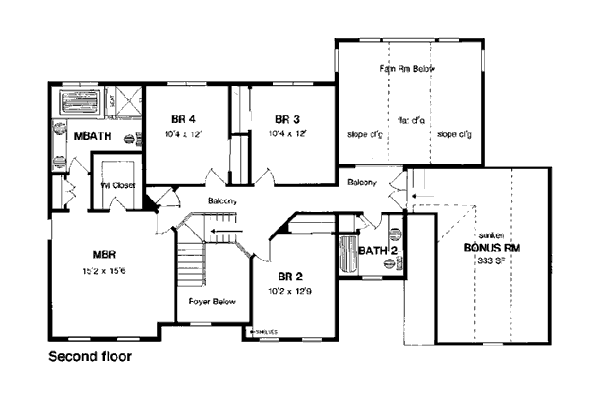House Plan 94137 Level Two