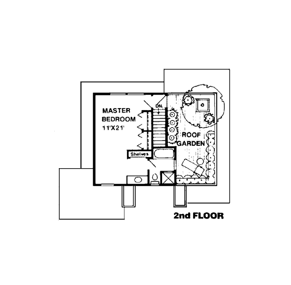 House Plan 94304 Level Two