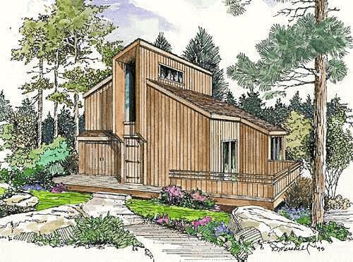 Contemporary Plan with 1024 Sq. Ft., 2 Bedrooms, 2 Bathrooms Picture 5