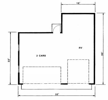 Garage Plan 94339 - 3 Car Garage Level One