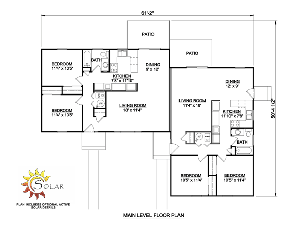 Multi-Family Plan 94477 Level One
