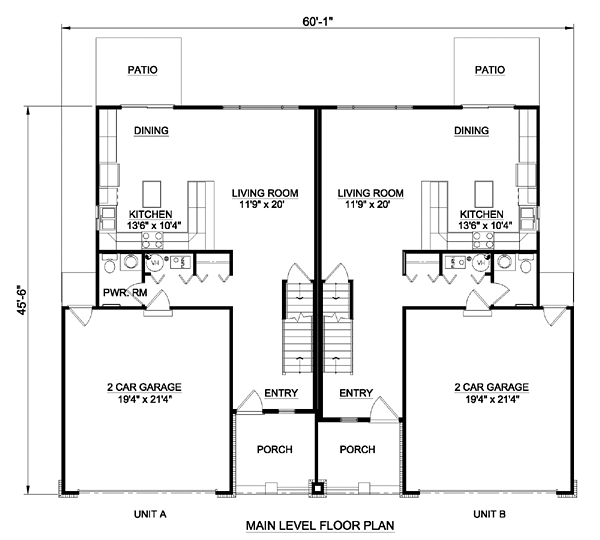 Multi-Family Plan 94478 Level One
