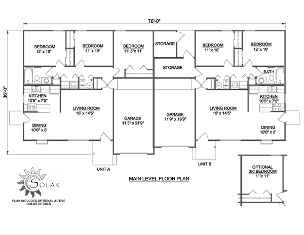 Multi-Family Plan 94482 Level One