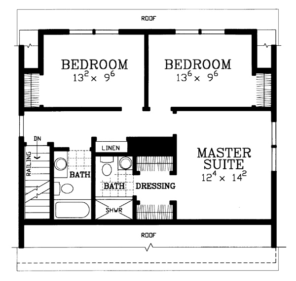 House Plan 95015 Level Two