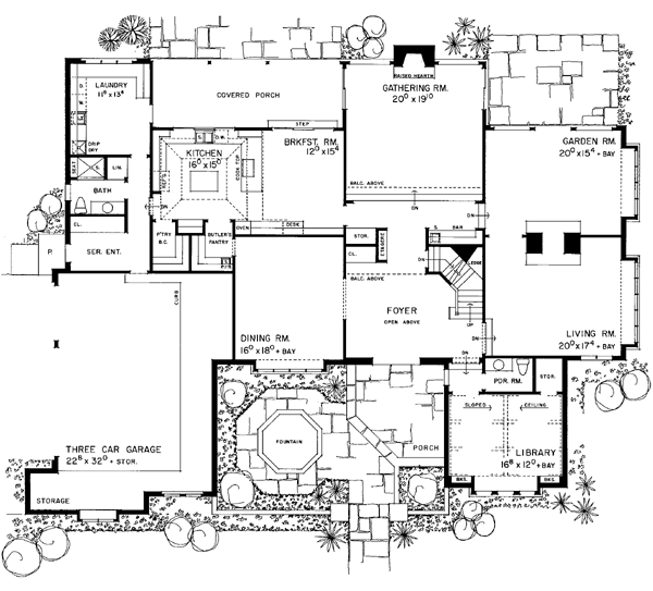 Plan 95228 | Tudor Style with 4 Bed, 6 Bath, 3 Car Garage