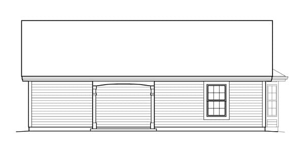 House Plan 95837 Rear Elevation