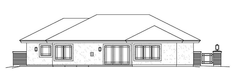 House Plan 95886 Rear Elevation