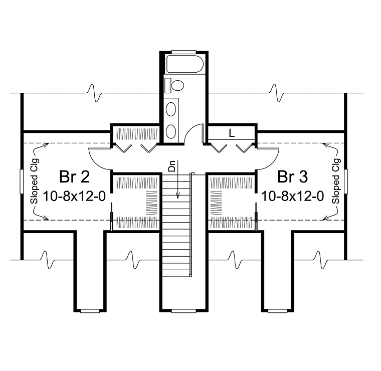 House Plan 95954 Level Two