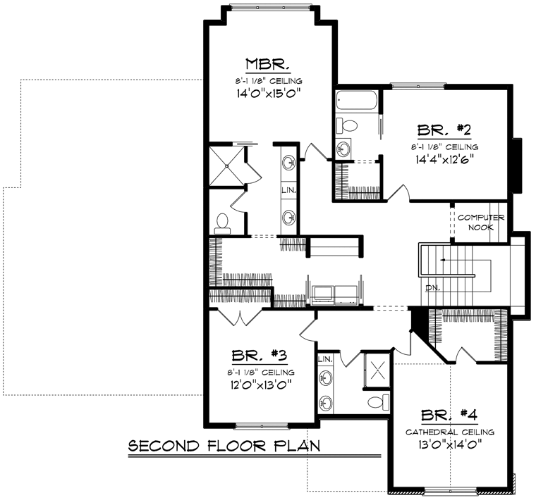 House Plan 96142 Level Two