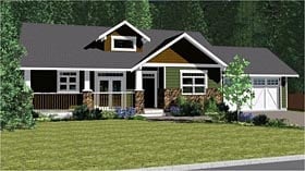 Plan 96233 - 1497 Square Feet