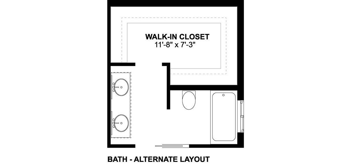 House Plan 96234 Alternate Level One