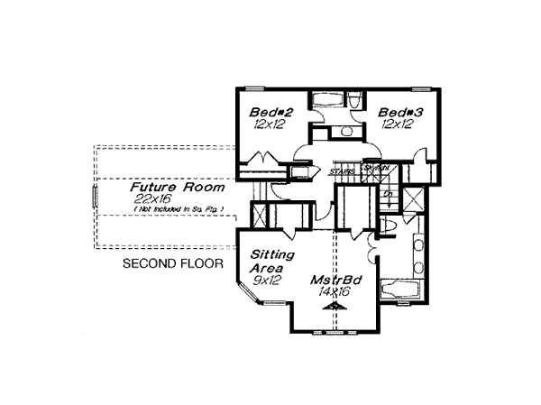 House Plan 96301 Level Two