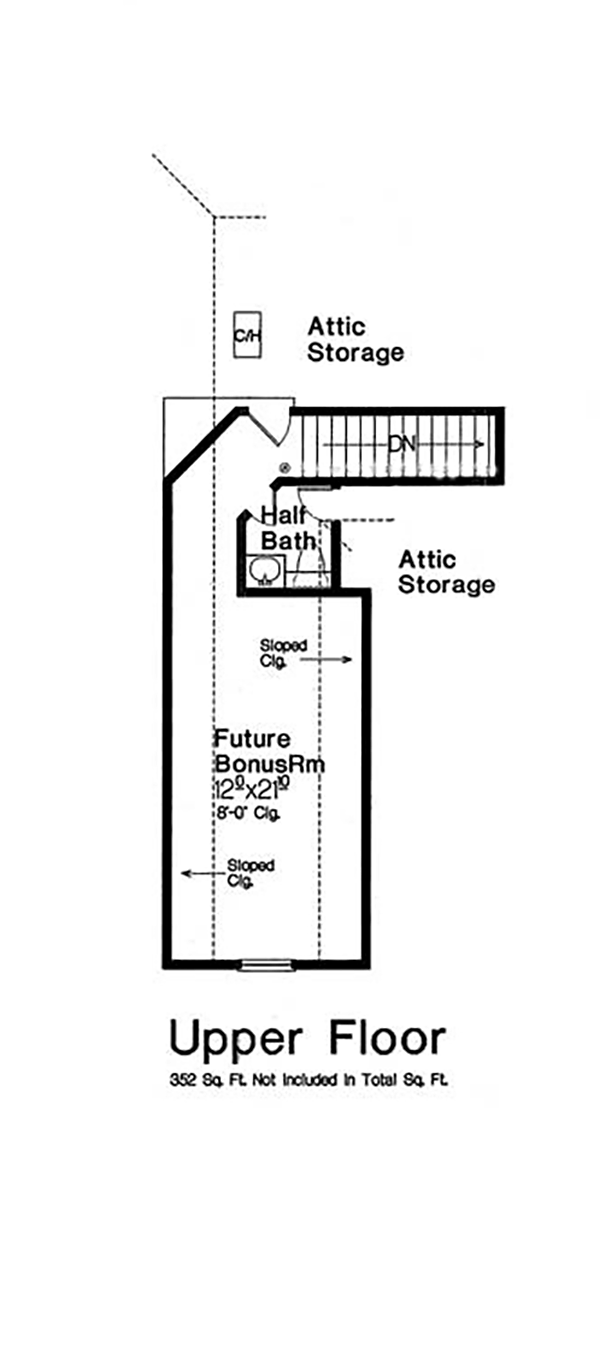 House Plan 96349 Level Two