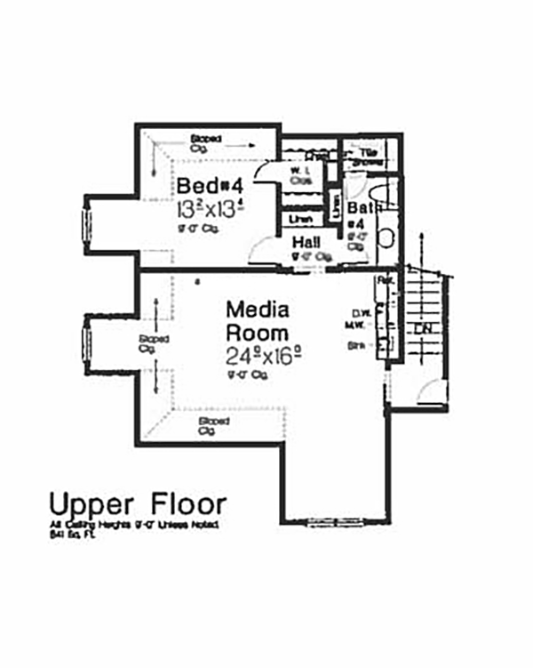 House Plan 96351 Level Two