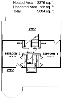 House Plan 96546 Level Two