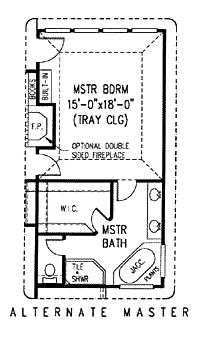 House Plan 96870 Alternate Level One