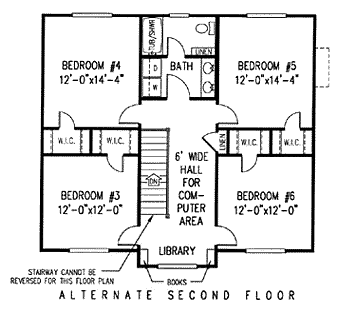 House Plan 96870 Alternate Level Two