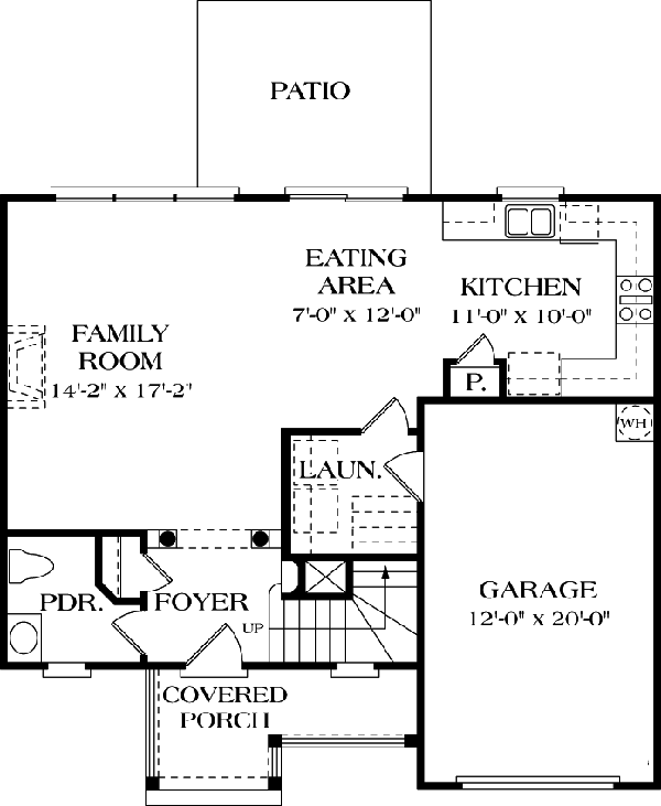 House Plan 96921 Level One