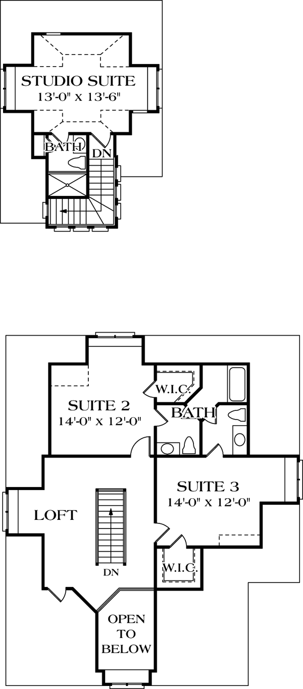 House Plan 97075 Level Two