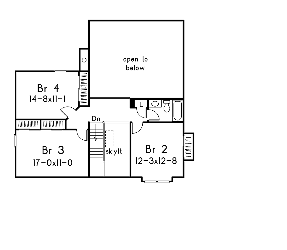House Plan 97207 Level Two