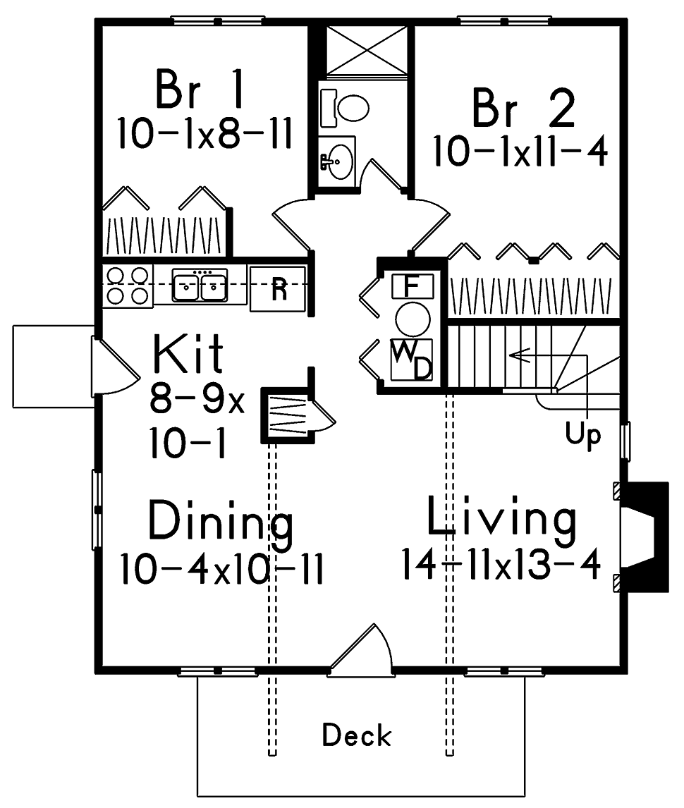 House Plan 97238 Level One