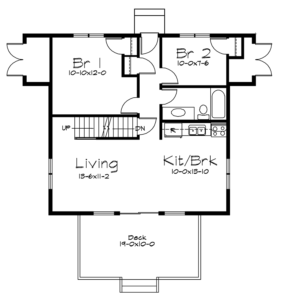 House Plan 97251 Level One