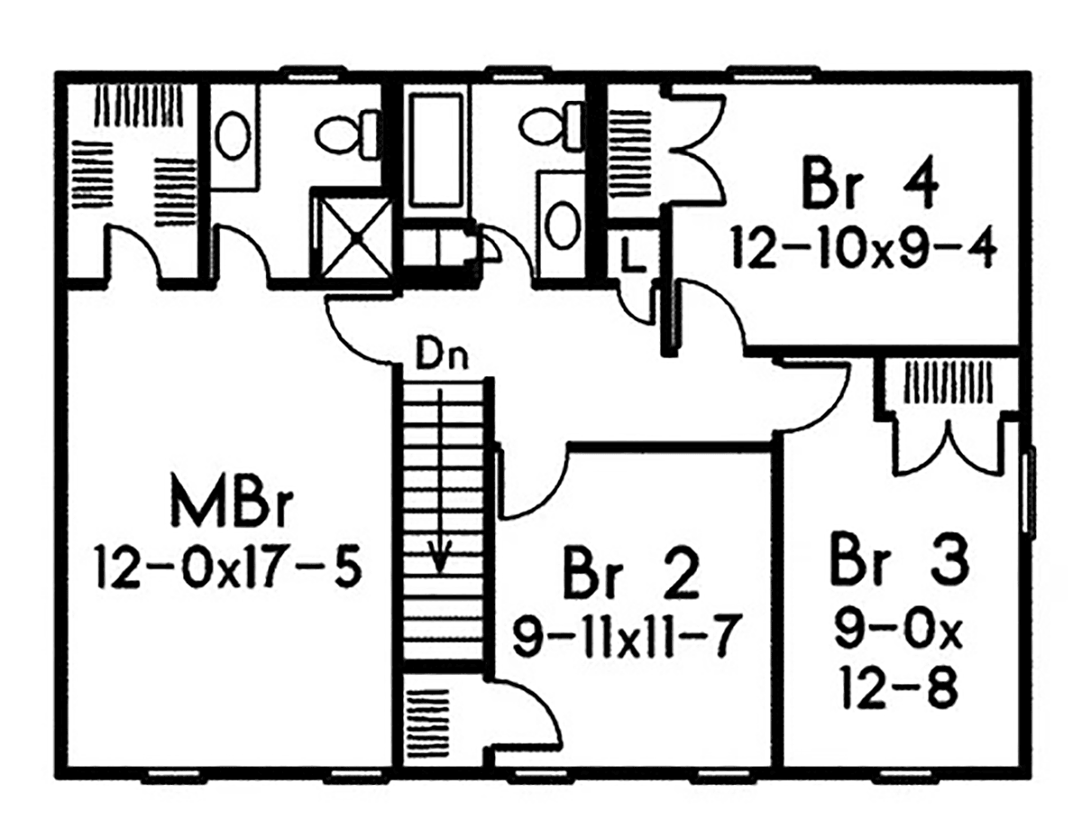 House Plan 97271 Level Two