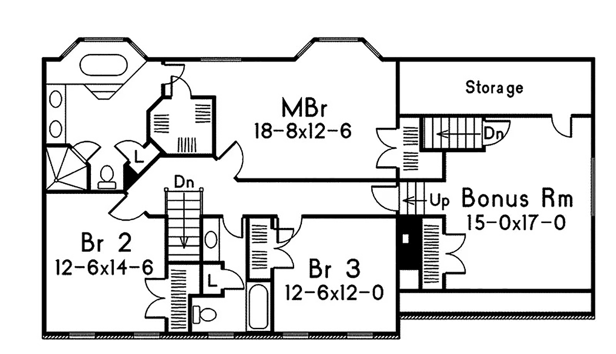 House Plan 97272 Level Two