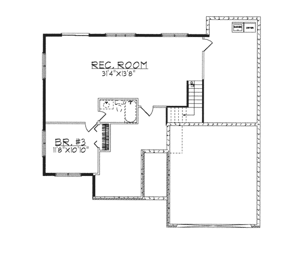 House Plan 97336 Level One