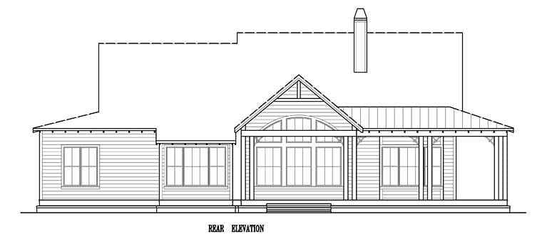 Country, Southern, Traditional Plan with 2045 Sq. Ft., 3 Bedrooms, 3 Bathrooms, 2 Car Garage Picture 16