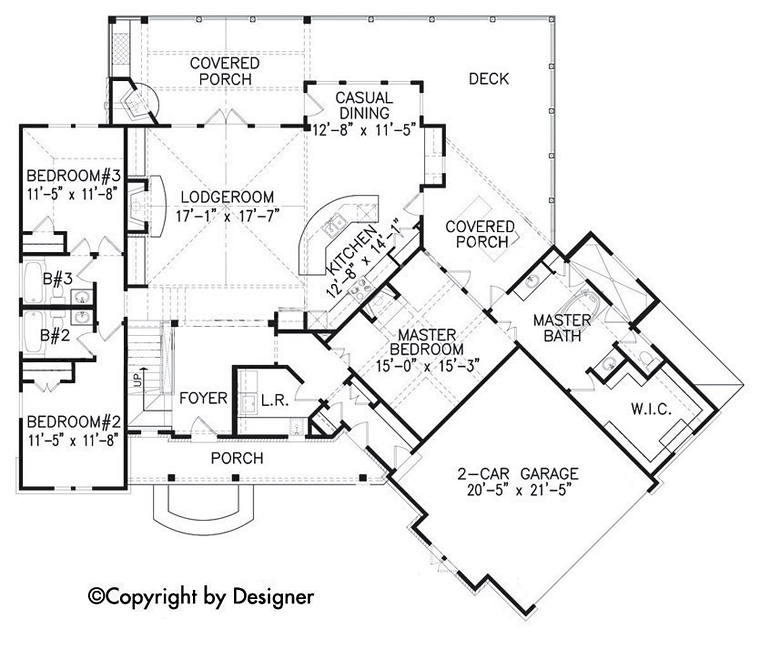 House Plan 97607 Level One