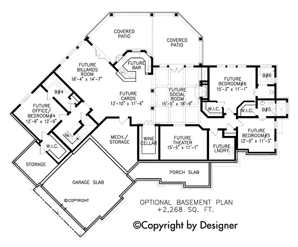 House Plan 97611 Lower Level