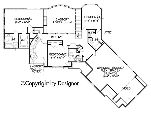 House Plan 97617 Level Two