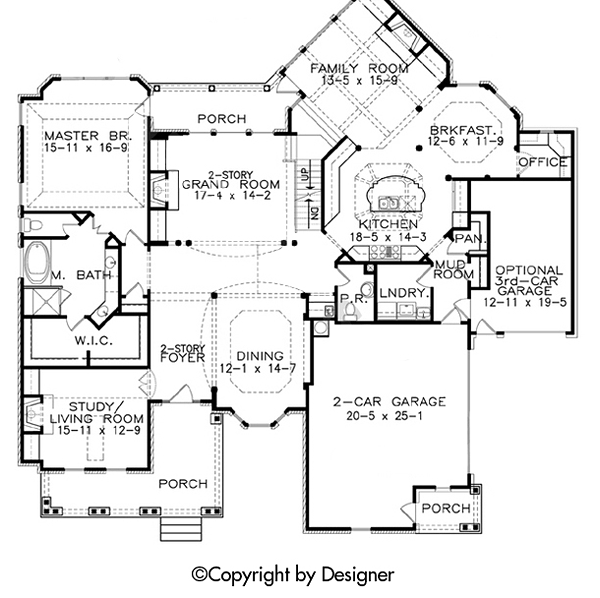 House Plan 97619 Level One