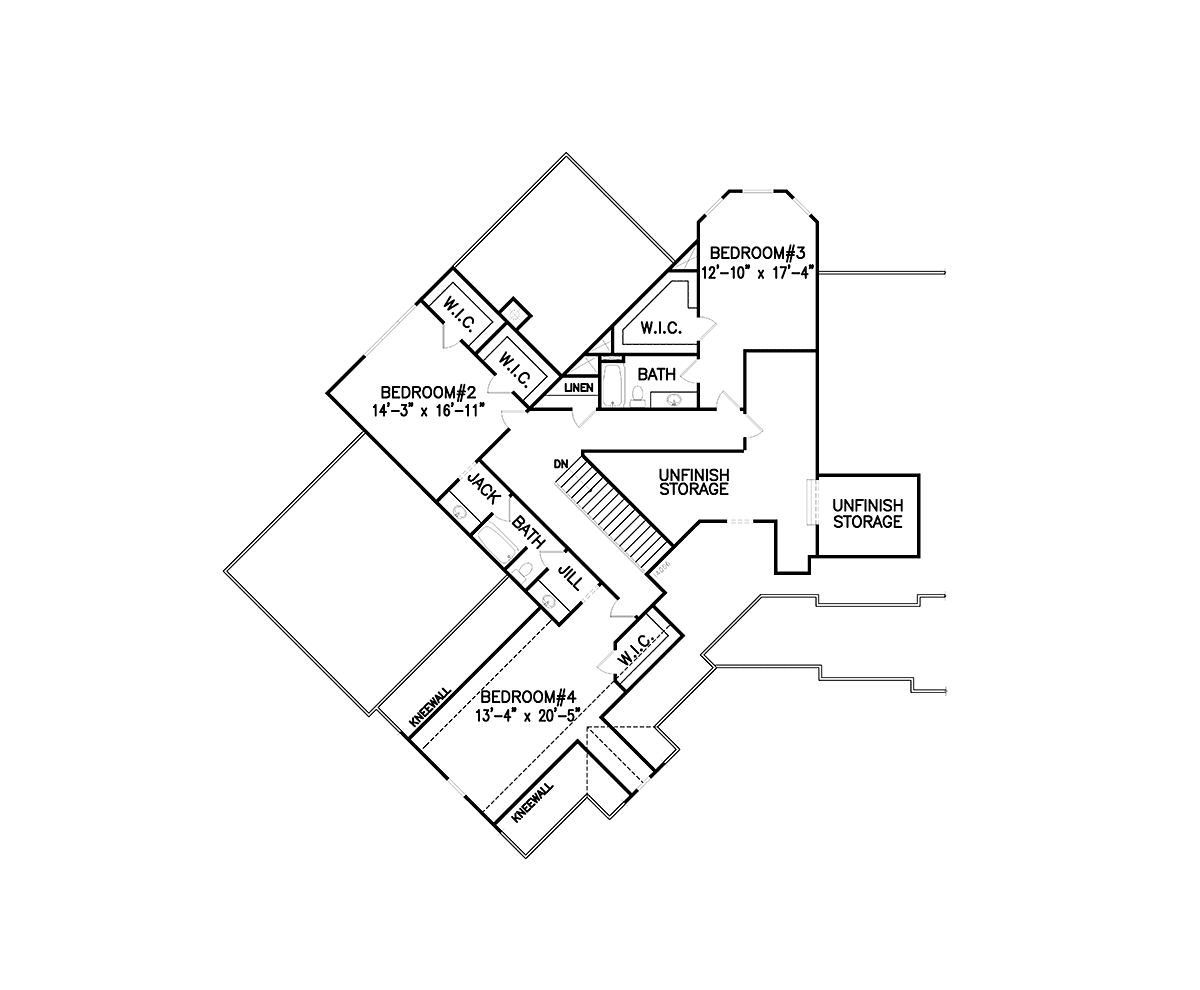 House Plan 97636 Level Two