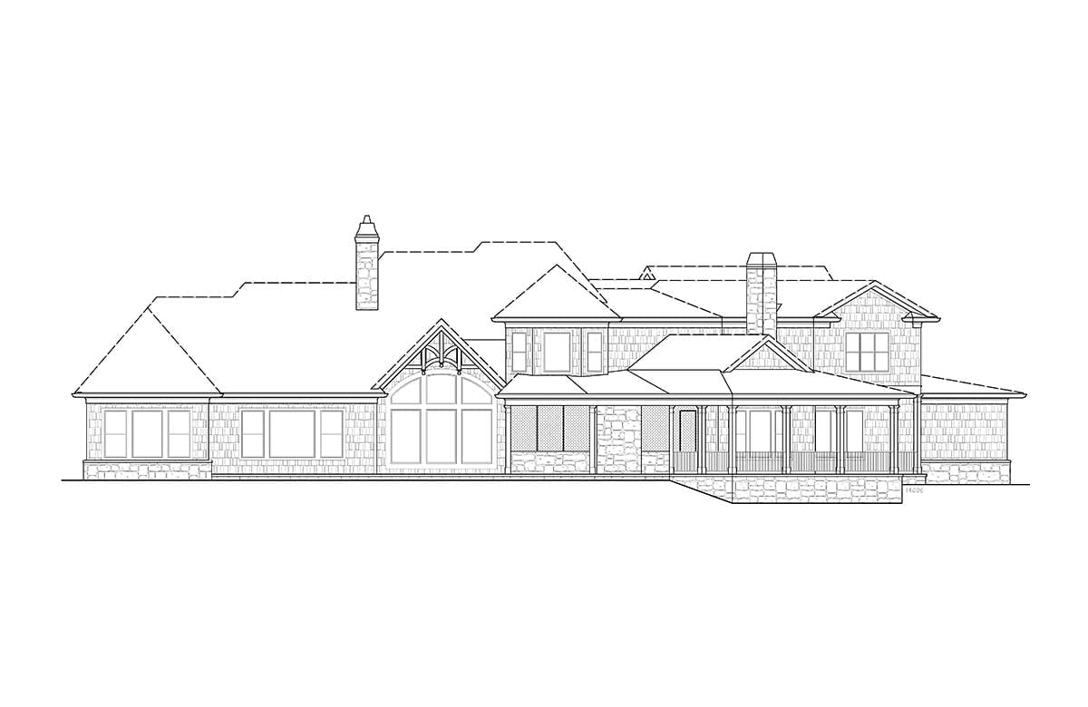House Plan 97636 Rear Elevation