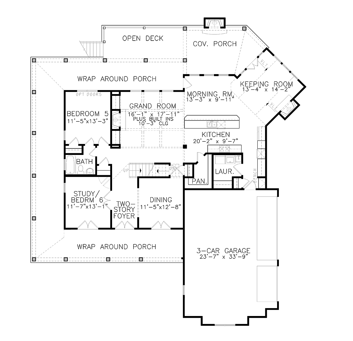 House Plan 97653 Level One