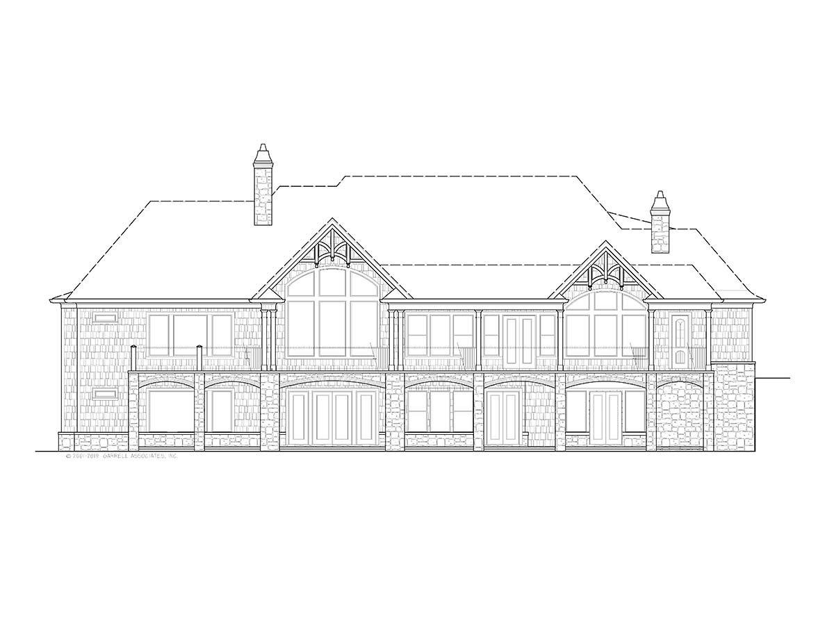 House Plan 97677 Rear Elevation