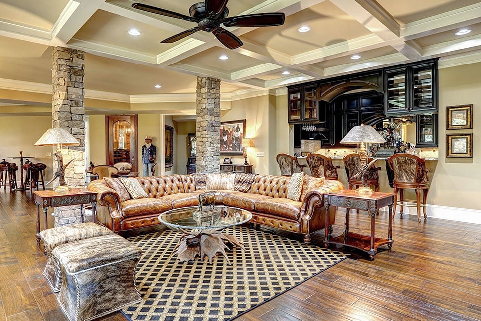 Craftsman, New American Style, Ranch, Tuscan Plan with 3480 Sq. Ft., 3 Bedrooms, 4 Bathrooms, 3 Car Garage Picture 27