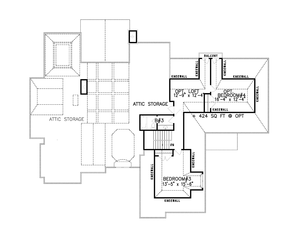 House Plan 97681 Level Two