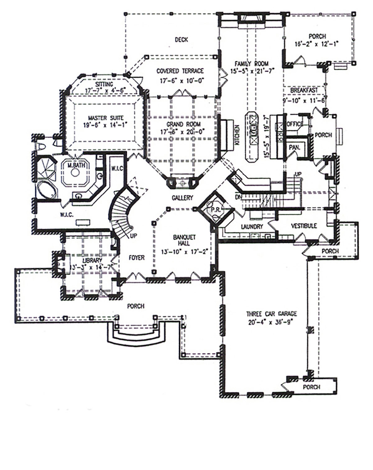 House Plan 97688 Level One